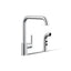 Purist® Single-handle kitchen sink faucet with side sprayer