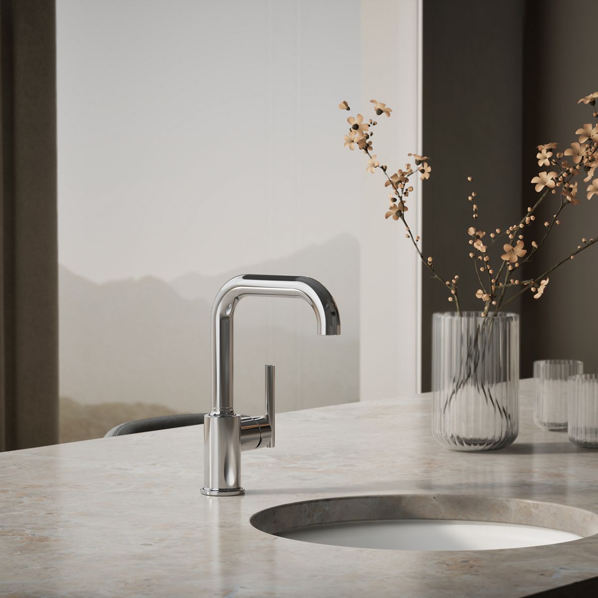 Purist® Single-handle bar sink faucet