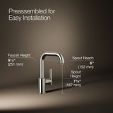 Purist® Single-handle bar sink faucet