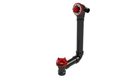 ABS Direct Waste & Overflow Testable Rough-In with Condensate Hub (75DTDRI-16)