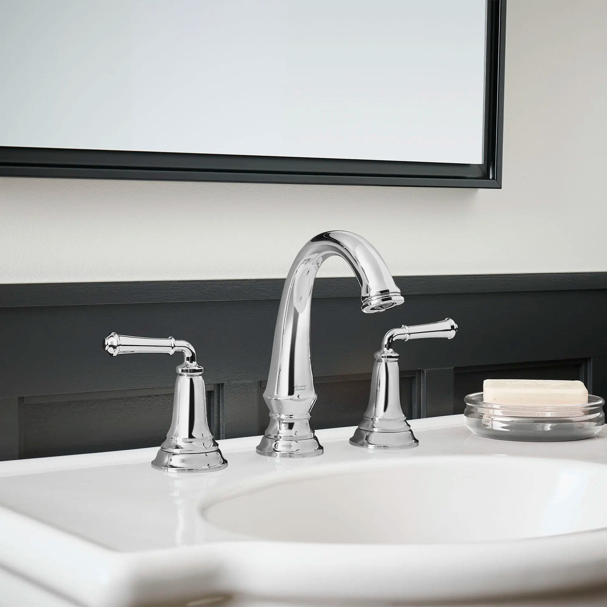 Delancey® 8-Inch Widespread 2-Handle Bathroom Faucet 1.2 gpm/4.5 L/min With Lever Handles
