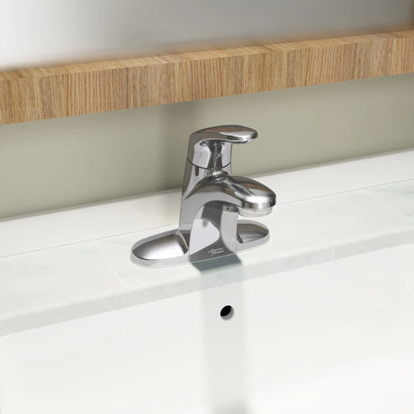Colony® PRO 4-Inch Centerset Single-Handle Bathroom Faucet 1.2 gpm/4.5 L/min With Grid Drain and Lever Handle