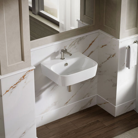 ModernLife® 21-3/4" rectangular wall-mount bathroom sink