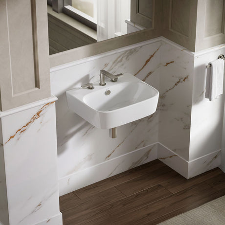 ModernLife® 21-3/4" rectangular wall-mount bathroom sink