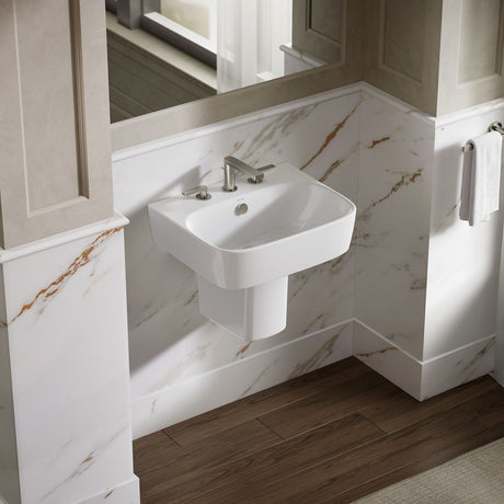 ModernLife® 21-3/4" rectangular wall-mount bathroom sink