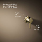 Components® Wall-mount bathroom sink faucet handle