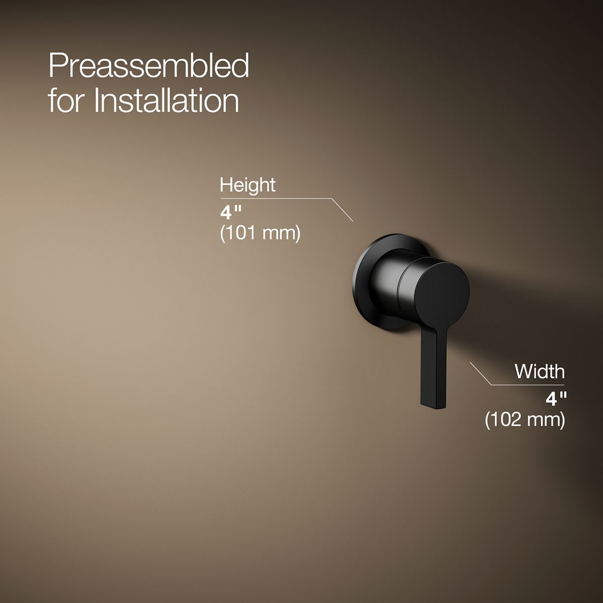 Components® Wall-mount bathroom sink faucet handle