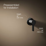 Components® Wall-mount bathroom sink faucet handle