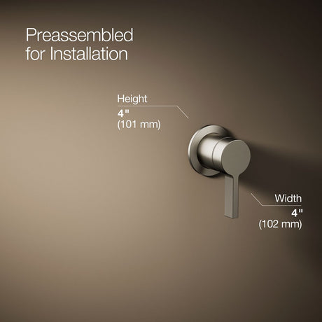 Components® Wall-mount bathroom sink faucet handle