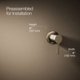 Components® Wall-mount bathroom sink faucet handle