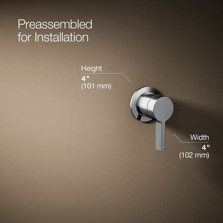 Components® Wall-mount bathroom sink faucet handle