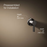 Components® Wall-mount bathroom sink faucet handle