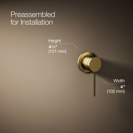 Components® Wall-mount bathroom sink faucet handle