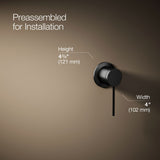 Components® Wall-mount bathroom sink faucet handle