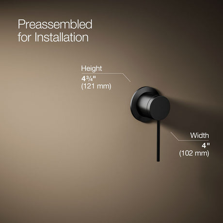 Components® Wall-mount bathroom sink faucet handle