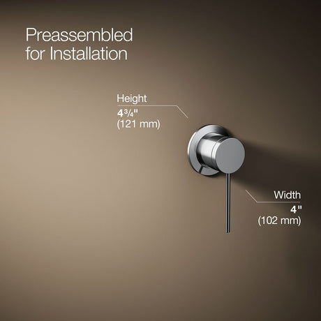 Components® Wall-mount bathroom sink faucet handle