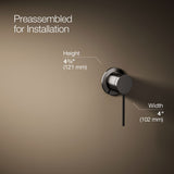 Components® Wall-mount bathroom sink faucet handle