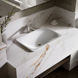 Carillon® 21-1/4" rectangular drop-in bathroom sink, no overflow