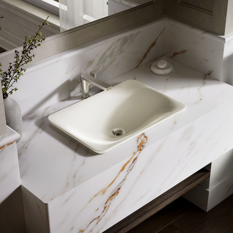 Carillon® 21-1/4" rectangular drop-in bathroom sink, no overflow
