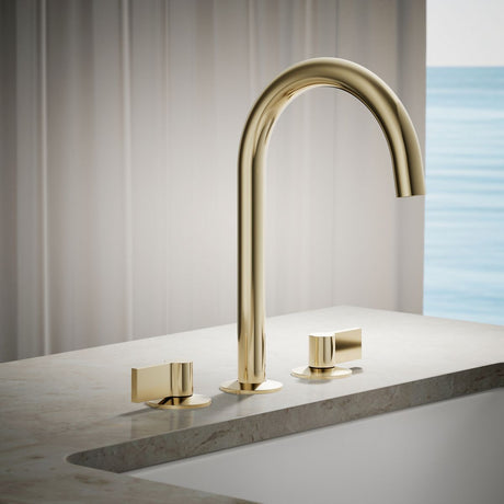 Components® Deck-mount bath faucet handles with Lever design
