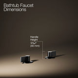 Components® Deck-mount bath faucet handles with Lever design