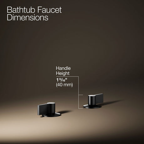 Components® Deck-mount bath faucet handles with Lever design