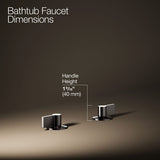 Components® Deck-mount bath faucet handles with Lever design