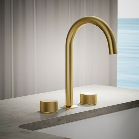 Components® Deck-mount bath faucet handles with Oyl design