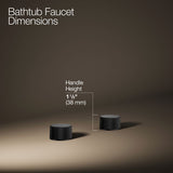 Components® Deck-mount bath faucet handles with Oyl design
