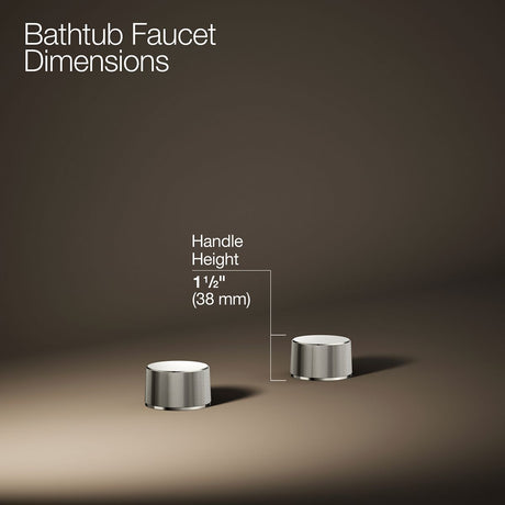 Components® Deck-mount bath faucet handles with Oyl design