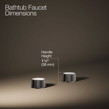 Components® Deck-mount bath faucet handles with Oyl design