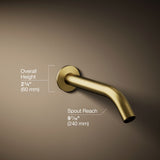 Components® Wall-mount bath spout