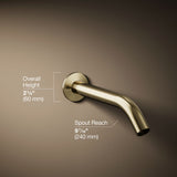 Components® Wall-mount bath spout