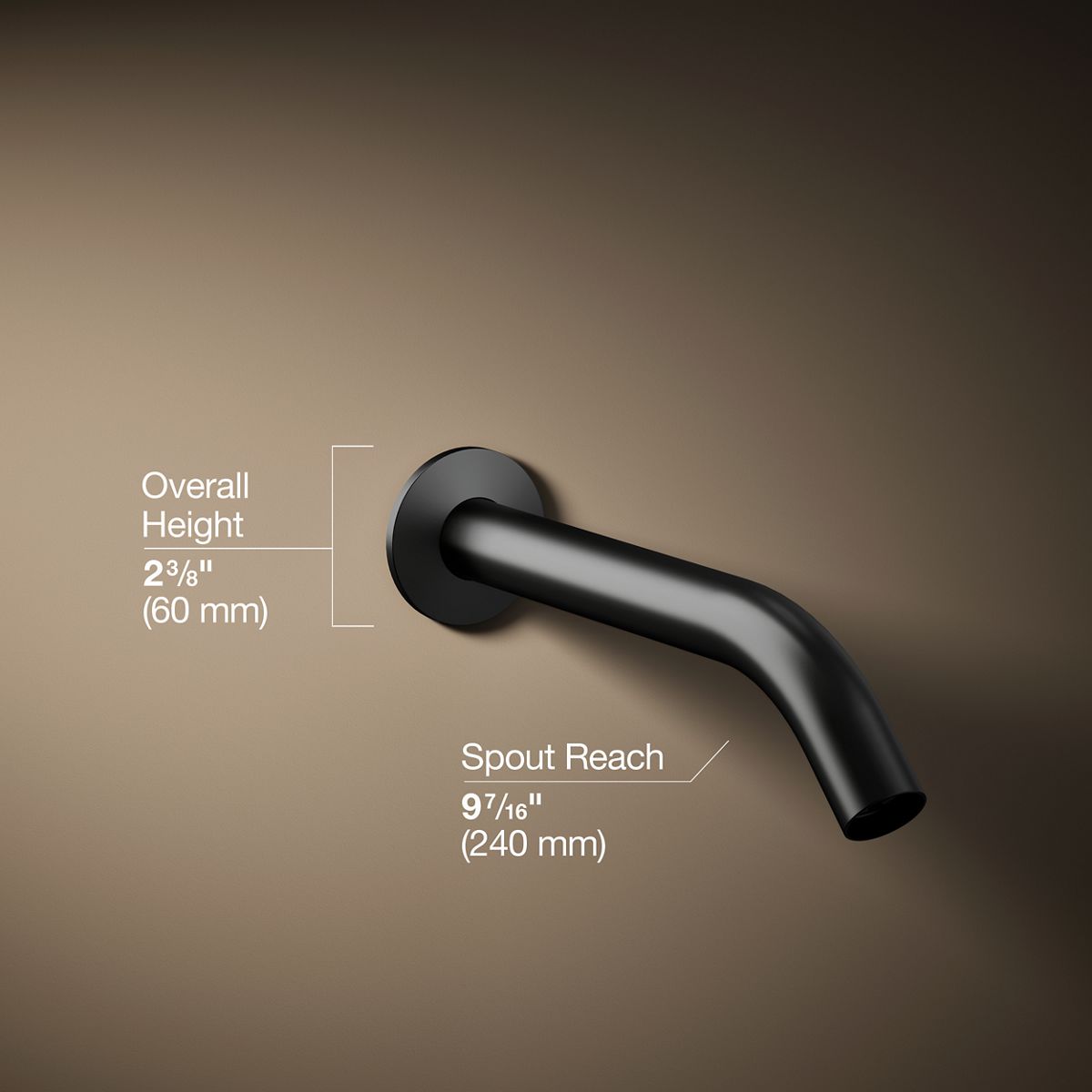 Components® Wall-mount bath spout