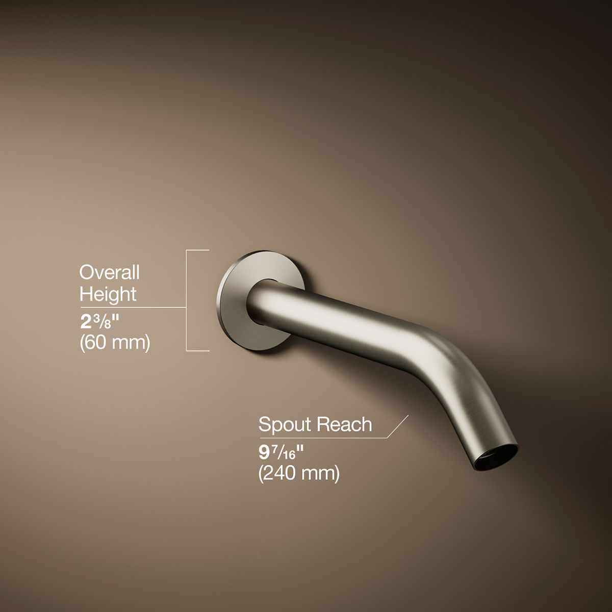 Components® Wall-mount bath spout