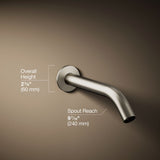 Components® Wall-mount bath spout