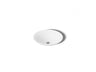 Carillon® 17-3/4" round drop-in bathroom sink, no overflow