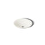 Carillon® 17-3/4" round drop-in bathroom sink, no overflow