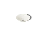 Carillon® 17-3/4" round drop-in bathroom sink, no overflow