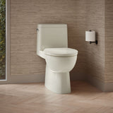 Reach® One-piece compact elongated toilet with skirted trapway, 1.28 gpf