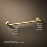Components® 18" towel bar