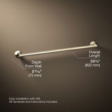 Components® 30" towel bar