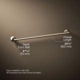 Components® 30" towel bar