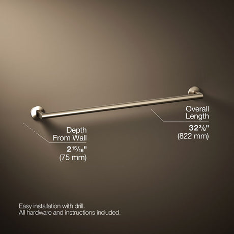 Components® 30" towel bar