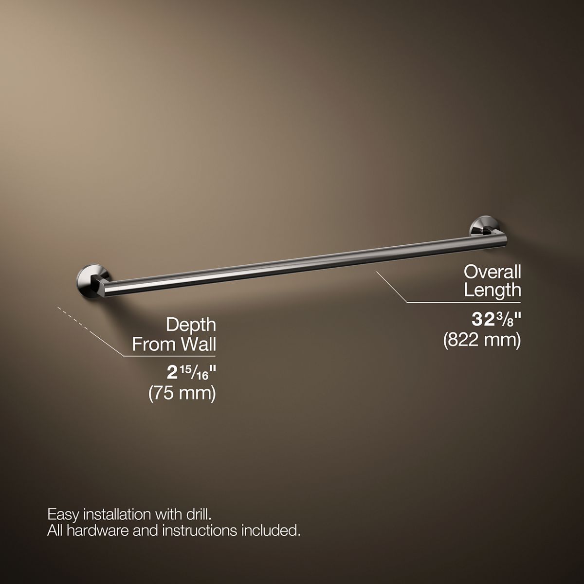 Components® 30" towel bar