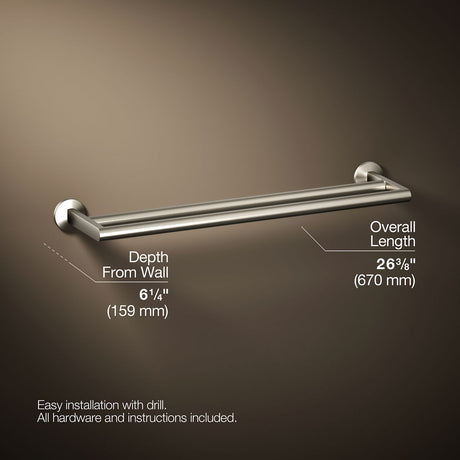 Components® Double towel bar