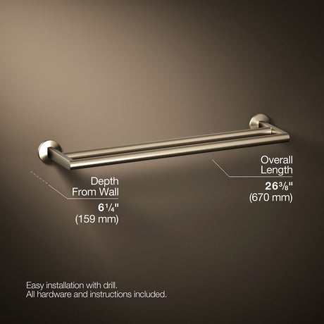 Components® Double towel bar