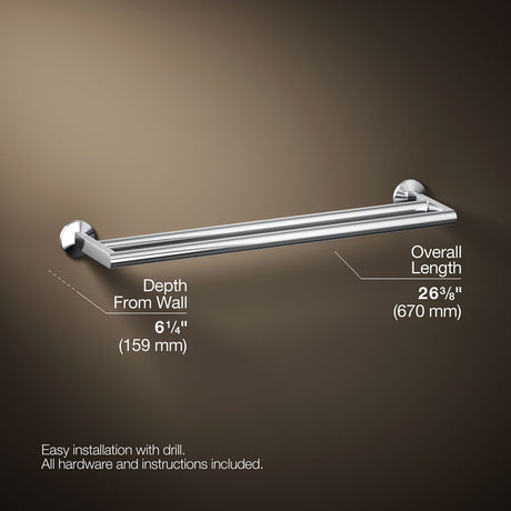 Components® Double towel bar