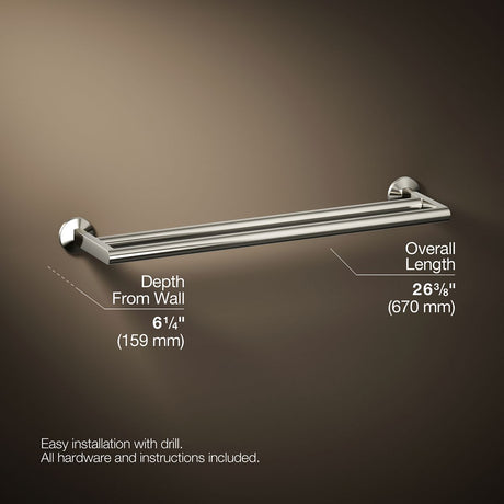 Components® Double towel bar