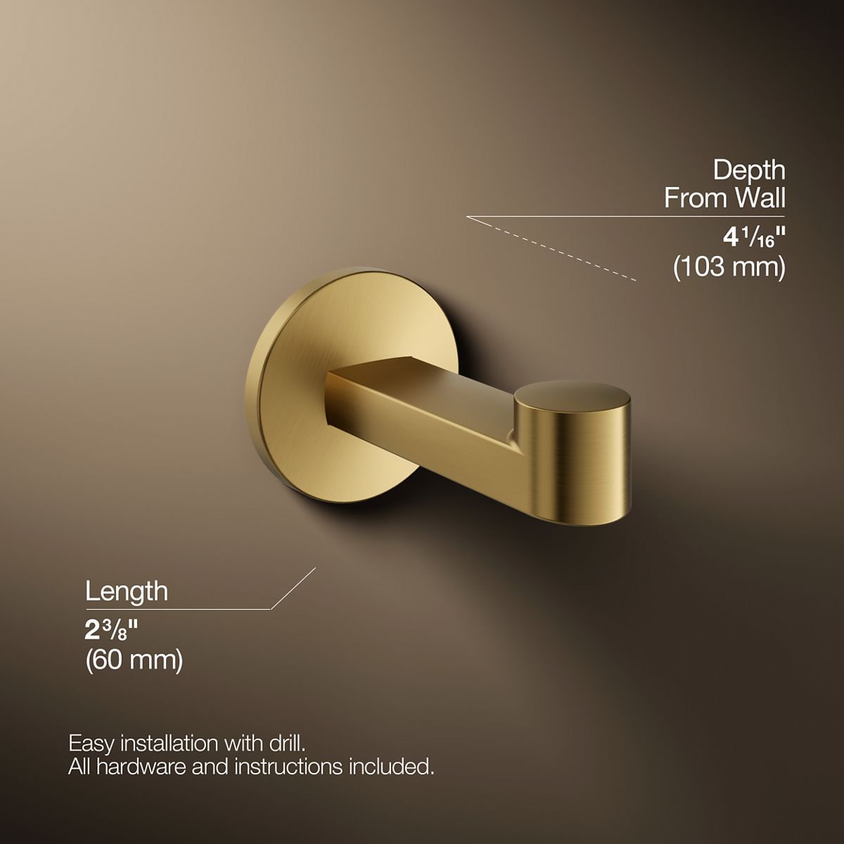 Components® Robe hook